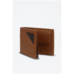 Cartera de piel Striking Marrón