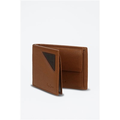 Cartera de piel Striking Marrón
