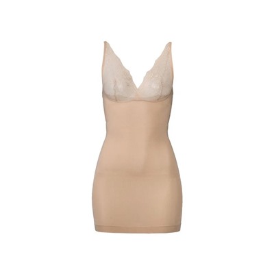 ESMARA® Lingerie Formunterkleid Damen, Seamless, eingestrickte Stützzonen, mit Elasthan