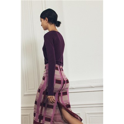ZW COLLECTION PRINTED SKIRT