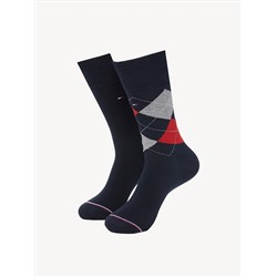 TOMMY HILFIGER TROUSER SOCK 2PK
