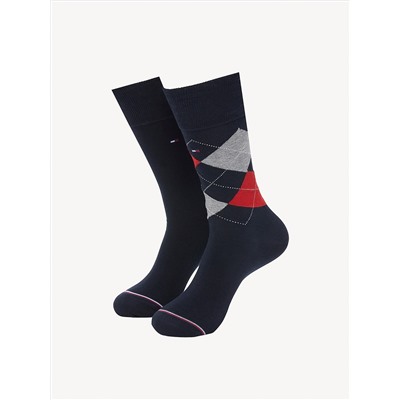 TOMMY HILFIGER TROUSER SOCK 2PK