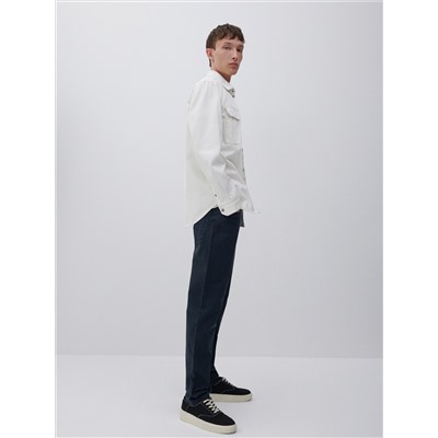 Slim-Fit-Hose mit hohem Baumwollanteil