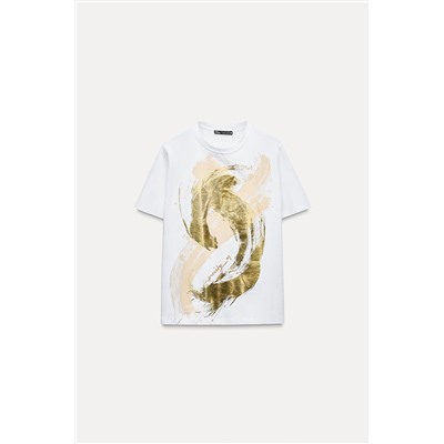 FOIL PRINT T-SHIRT