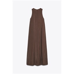 FLOWING VOLUMINOUS MIDI DRESS