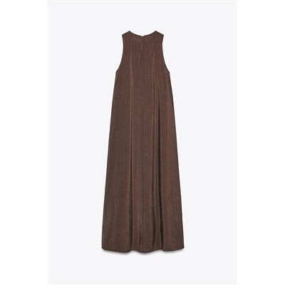FLOWING VOLUMINOUS MIDI DRESS