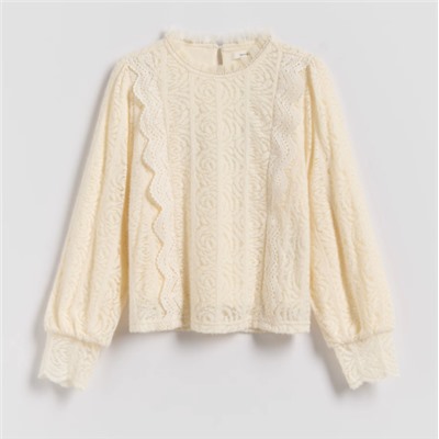 Блузка для девочек. Экспорт. Reserved   Подойдёт на холодное время года благодаря плотной подкладке