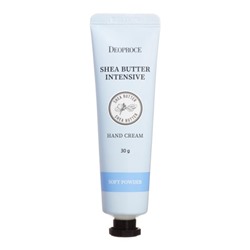 DEOPROCE SHEA BUTTER INTENSIVE HAND CREAM SOFT POWDER Интенсивный увлажняющий крем для рук с маслом ши 30г