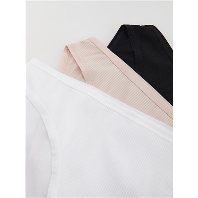 Bikinihose aus Rippstrick, 2er-Pack