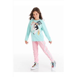 DenokidsBf Kız Çocuk T-shirt Pantolon Takım