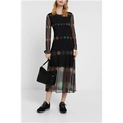 Vestido doble capa tul