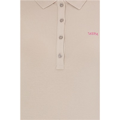 Kadın Taş Basic Polo Yaka Tişört