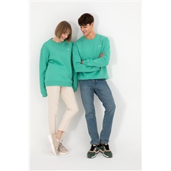 Erkek Mint Basic Sweatshirt