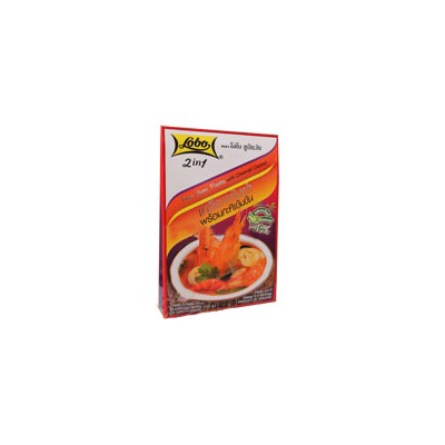 Тайский знаменитый суп Том Ям Кунг 100 гр / Lobo Tom Yam paste with creamed coconut 100 g