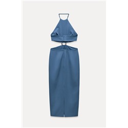 HALTER CUT-OUT DRESS