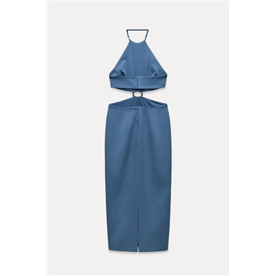HALTER CUT-OUT DRESS