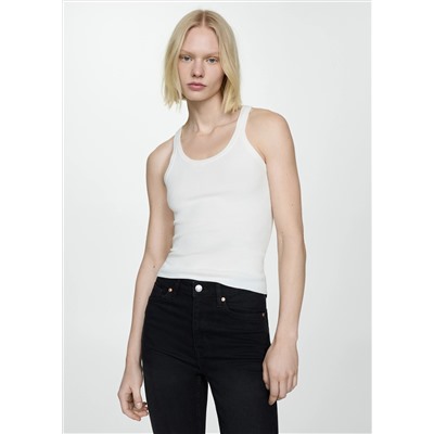 Jeans skinny tiro alto