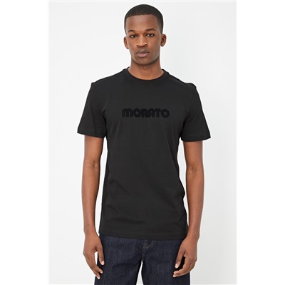 Camiseta slim fit - Negro