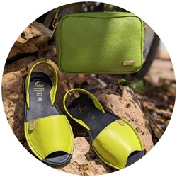 Ab.Zapatos 320-8 PC pistacho+AB.Z · Pelle · 21-20 (370) manzana