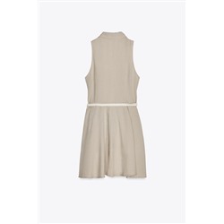 BELTED MINI DRESS