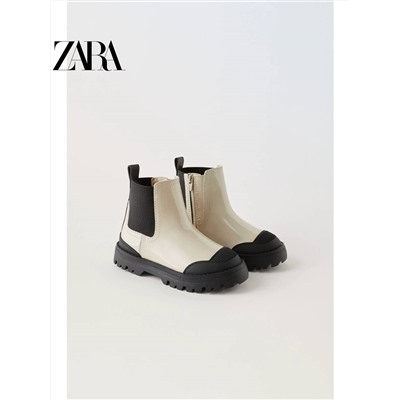 ZARA  😍 официальный сайт⚡️ лакированные  осенние ботинки для маленьких модниц со  скидкой  71🛍    ✅Цвет: на фото     ✅Материал: в описании указано что лакированные, на молнии и с резиновым носком, стелька из технического материала starfit