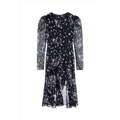 Vestido recto Negro