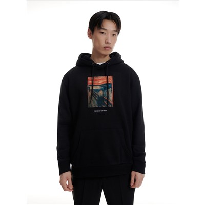 Hoodie mit großer Kapuze