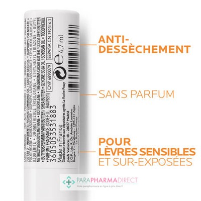 La Roche Posay Anthelios XL - SPF50+ - Stick - Lèvres Sensibles 4,7g