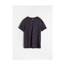 T-Shirt mit Mikroprint