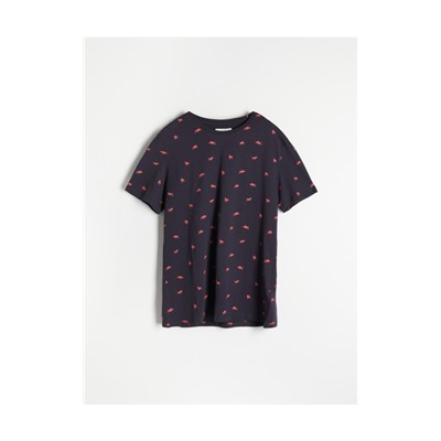 T-Shirt mit Mikroprint