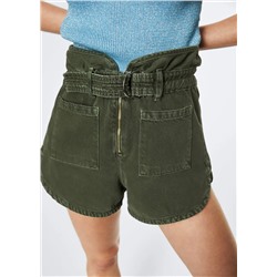 Short vaquero paperbag  -  Mujer | MANGO OUTLET Melilla