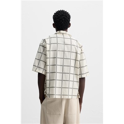 CAMISA BORDADO CUADROS