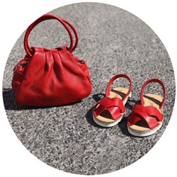 КОМБО AB. ZAPATOS Cruz-Yute ROJO+PELLE · LUX АКЦИЯ