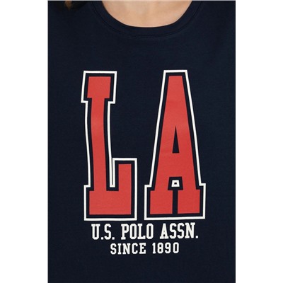 Kadın Lacivert Bisiklet Yaka Sweatshirt