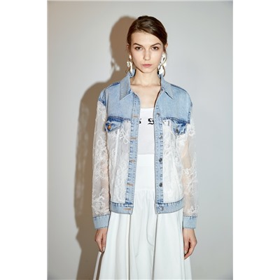 Chaqueta Azul y blanco