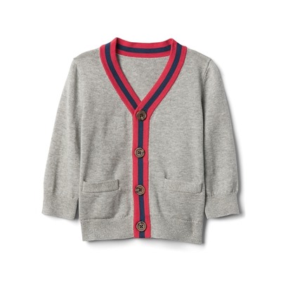 Ringer stripe cardigan