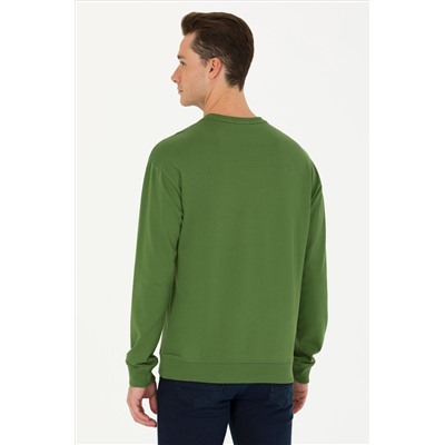Erkek Yeşil Sweatshirt