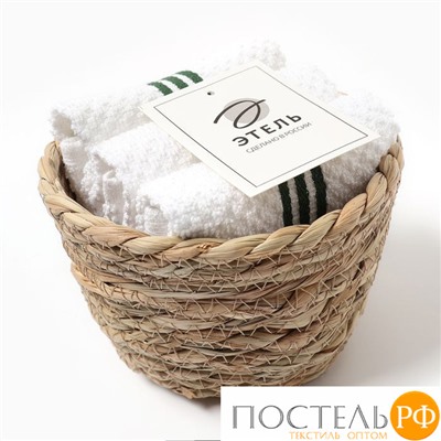 Набор декоративных салфеток Этель Greenish 30х30см., 3шт., 100%хл. 10400896