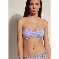 Bandeau-Bikinioberteil mit Wattierung Amalfi