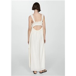 Vestido tirantes detalle flecos