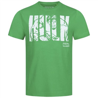 HULK Text MARVEL Herren T-Shirt FBMTS304GRN