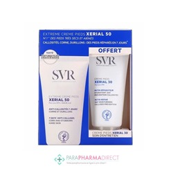 SVR Coffret Extreme Crème Pieds Xérial 50 + Crème Pieds Xérial 30 OFFERT