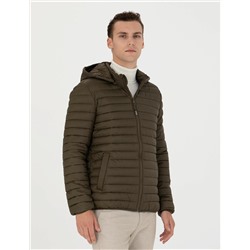 Haki Slim Fit Mont