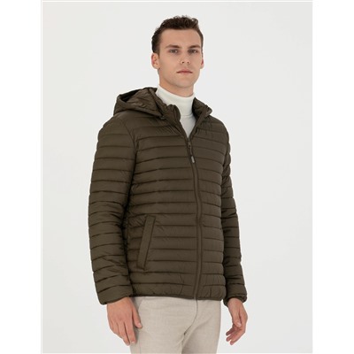 Haki Slim Fit Mont