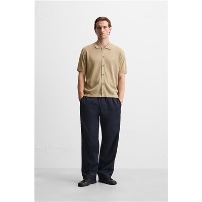 CAMISA PUNTO ALGODÓN - LINO