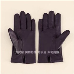 Женские кожаные перчатки Eta*m с U-вырезом для удобства надевания, экспорт