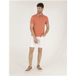 Pembe Slim Fit Polo Yaka Merserize Tişört