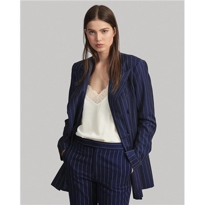 Double-Breasted Wool Blazer