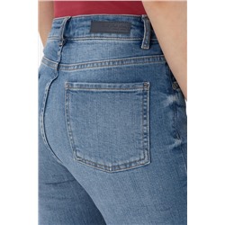 Kadın Mavi Slim High Waist Fit Jean Pantolon