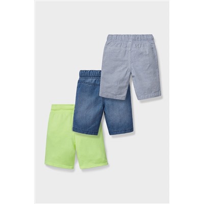 Multipack 3er - Jeans-, Stoff- und Sweatshorts